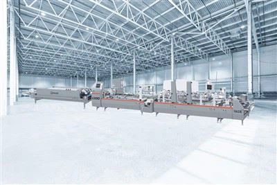 Automatisk limemaskin korrugert boks